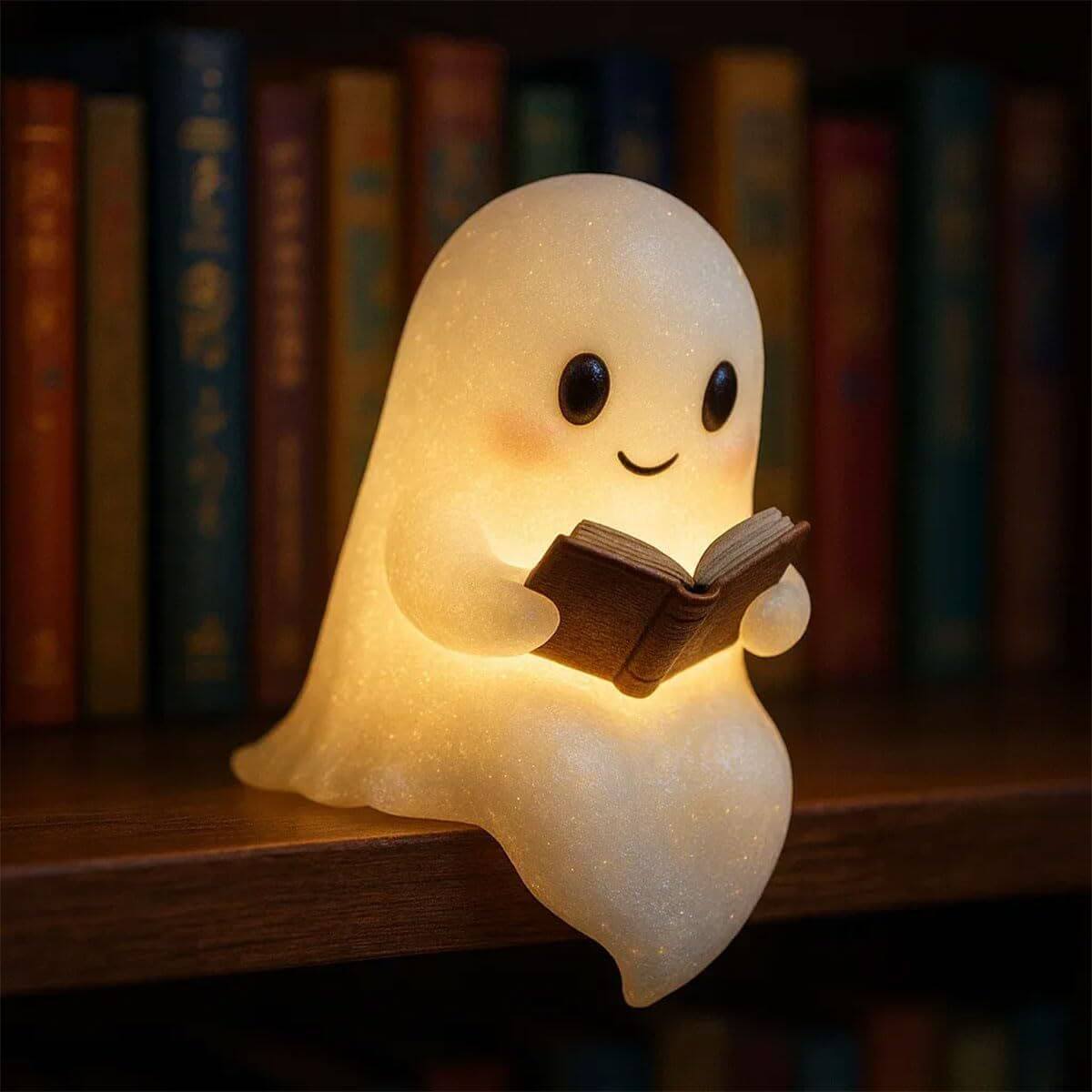 LED ghost night light warm glow